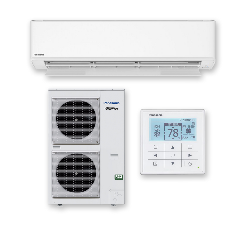Panasonic S-100PK3R / U-100PZH3R5 9.5kW Reverse Cycle Split System Air Conditioner R32 | Deluxe Light Commercial - 1 Phase